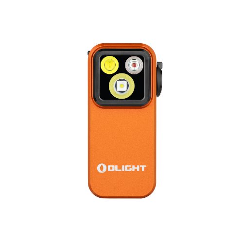 Olight Oclip flashlight, Orange