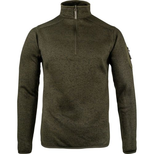 Jack Pyke Melange Quarter Zip Fleece green fleck M