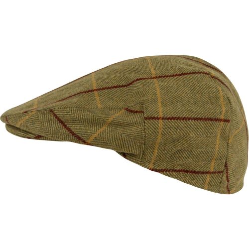 Jack Pyke Wool Blend flat cap tweed 57