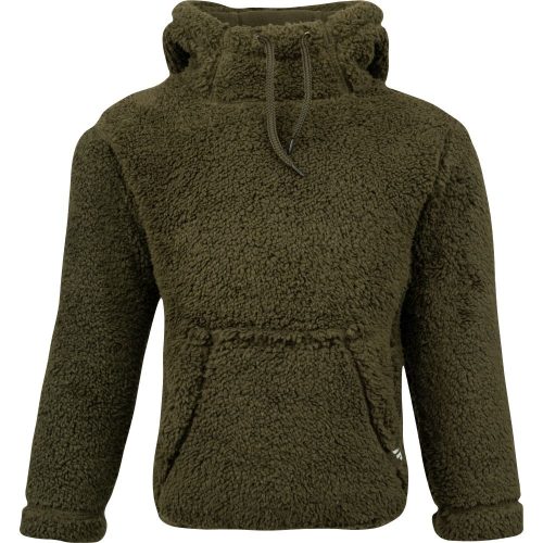 Jack Pyke Junior Sherpa Fleece Hoodie Dark Olive L