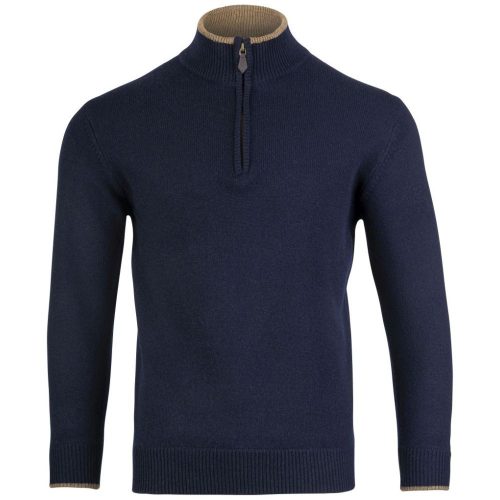 Jack Pyke Ashcombe Lambwool Zipknit navy L