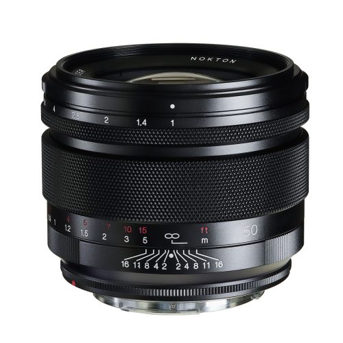 Voigtländer Nokton 50mm f/1.0 ASPH Canon RF black lens