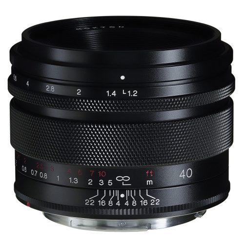 Voigtländer Nokton 40mm f/1.2 ASPH Canon RF black lens