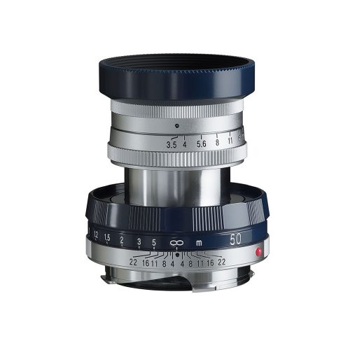 Voigtländer 50mm F3.5 APO-Lanthar Typ I VM lens, navy