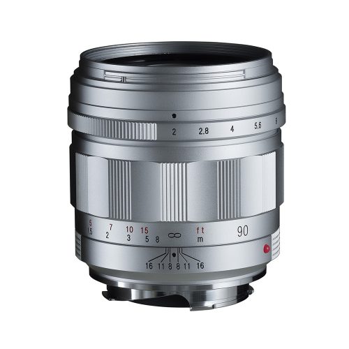 Voigtländer APO-Ultron 90mm F2.0 VM lens, silver